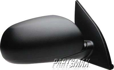 1321 | 2010-2011 HYUNDAI ACCENT RT Mirror outside rear view H/B; Manual; Textured Black | HY1321170|876201E640CA