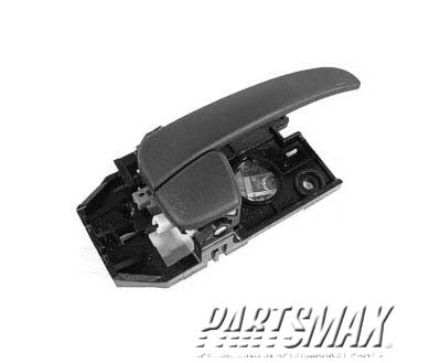 1352 | 2001-2006 HYUNDAI ELANTRA LT Front door handle inside 4dr hatchback; black | HY1352104|826102D000CA
