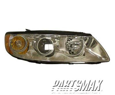 2502 | 2007-2010 HYUNDAI AZERA LT Headlamp assy composite From 11-17-06 | HY2502145|921013L351