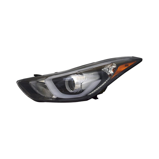 1150 | 2014-2016 HYUNDAI ELANTRA LT Headlamp assy composite USA Built; w/LED Position Lamp | HY2502186|921013X450
