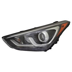 2502 | 2017-2018 HYUNDAI SANTA FE SPORT LT Headlamp assy composite Halogen; Projector Type; w/LED Accent | HY2502205|921014Z500