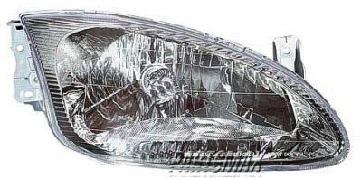 2503 | 1999-1999 HYUNDAI ELANTRA RT Headlamp assy composite all | HY2503118|9210229550