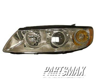 2503 | 2007-2010 HYUNDAI AZERA RT Headlamp assy composite From 11-17-06 | HY2503145|921023L351