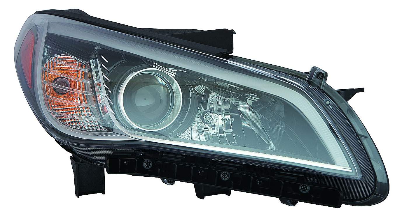 2503 | 2015-2017 HYUNDAI SONATA RT Headlamp assy composite SPORT|LIMITED; Halogen | HY2503183|92102C2000
