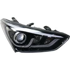 2503 | 2017-2018 HYUNDAI SANTA FE SPORT RT Headlamp assy composite Halogen; Projector Type; w/LED Accent | HY2503205|921024Z500