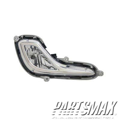 1570 | 2012-2017 HYUNDAI ACCENT RT Fog lamp assy H/B | HY2593139|922021R000
