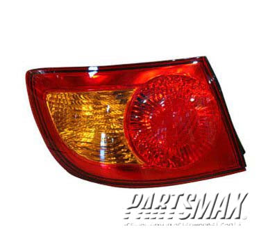 2800 | 2001-2003 HYUNDAI ELANTRA LT Taillamp assy 4dr hatchback | HY2800123|924012D200