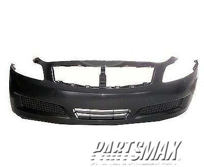250 | 2007-2008 INFINITI G35 Front bumper cover Sedan; w/o Sport Pkg; w/o Technology Pkg; prime | IN1000234|62022JK60J