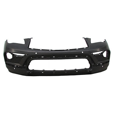 1000 | 2016-2017 INFINITI QX50 Front bumper cover w/Park Distance Sensors; w/o Intelligent Cruise Control; 4 Holes; prime | IN1000271|FBM225UB3H
