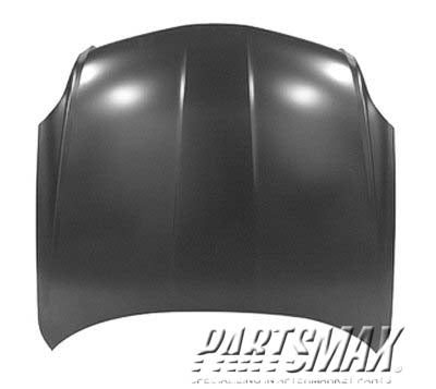 10 | 2003-2004 INFINITI G35 Hood panel assy 4dr sedan; aluminum | IN1230108|F5100AL5MM