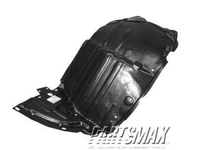 130 | 2003-2005 INFINITI G35 LT Front fender inner panel 4dr sedan; front fender liner | IN1248102|63845AM600