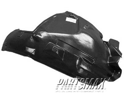 130 | 2007-2008 INFINITI G35 LT Front fender inner panel Sedan; Rear; w/Sport Pkg | IN1248107|63843JK000