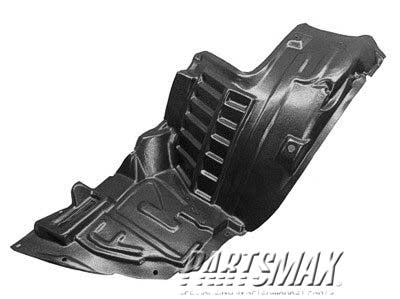 130 | 2003-2004 INFINITI M45 LT Front fender inner panel Front | IN1248108|63841CR900