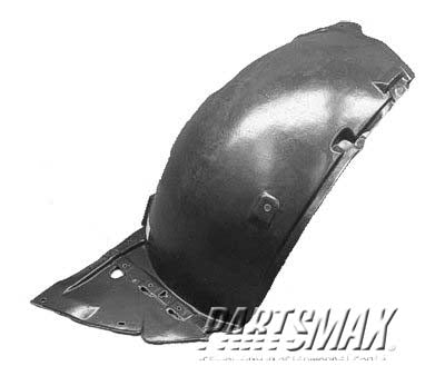 1248 | 2009-2010 INFINITI G37 LT Front fender inner panel BASE|PREMIER; Conv; Front | IN1248114|63845JL00A