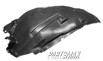 1249 | 2008-2012 INFINITI EX35 RT Front fender inner panel Rear | IN1249111|638421BA0A