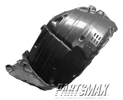 1250 | 2006-2008 INFINITI FX45 LT Front fender splash shield plastic liner; front | IN1250117|63845CL70A