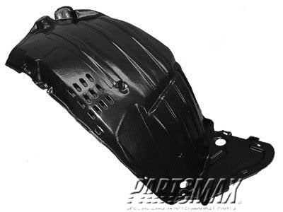 1251 | 2003-2005 INFINITI FX35 RT Front fender splash shield plastic liner; front | IN1251109|63844CG000