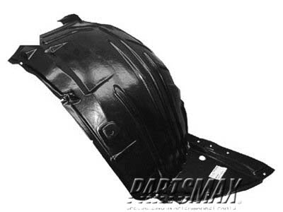 1251 | 2006-2007 INFINITI M45 RT Front fender splash shield front; plastic liner | IN1251110|63844EG000