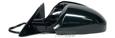 1320 | 2006-2008 INFINITI FX35 LT Mirror outside rear view Leather Seats; Pwr-Folding; w/Rear View Monitor; w/Cover; PTM; see notes | IN1320122|96302CL85B-PFM