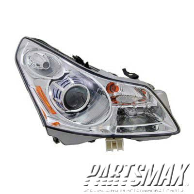 1160 | 2007-2008 INFINITI G35 RT Headlamp assy composite Sedan; w/o Technology Pkg | IN2503137|26010JK60C