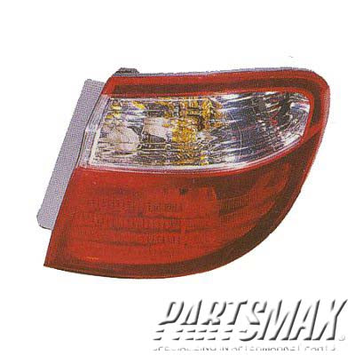2070 | 2000-2001 INFINITI I30 LT Taillamp assy quarter panel mounted; from 4/00 | IN2800111|265552Y086