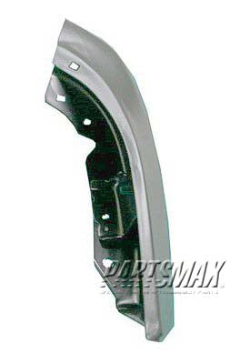 1005 | 1995-1995 ISUZU PICKUP RT Front bumper extension outer black | IZ1005112|8971283710