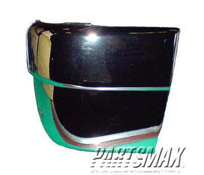 1104 | 1994-1997 HONDA PASSPORT LT Rear bumper extension outer bright | IZ1104104|8970842451