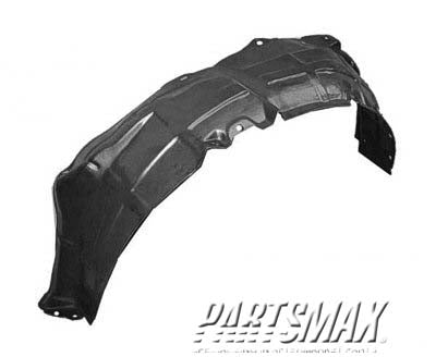 150 | 2002-2004 ISUZU AXIOM LT Front fender splash shield plastic liner | IZ1250105|8972336714
