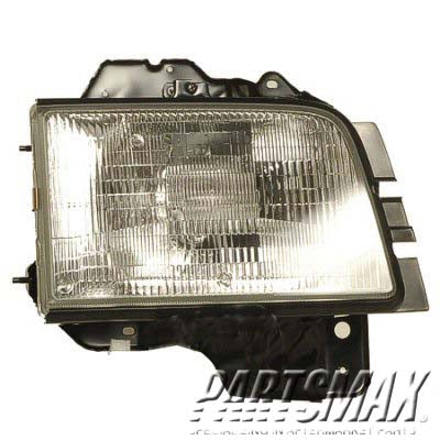 2503 | 1998-2002 ISUZU TROOPER RT Headlamp assy composite all | IZ2503107|8972049051