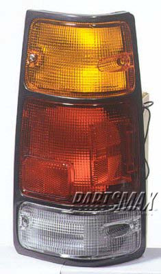 2801 | 1988-1995 ISUZU PICKUP RT Taillamp assy w/black rim | IZ2801103|8971210720