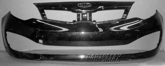 1000 | 2012-2015 KIA RIO Front bumper cover Sedan; prime | KI1000159|865111W000