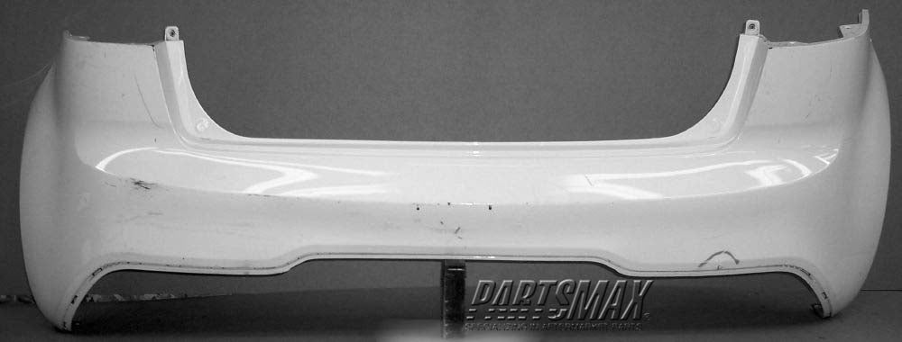 2430 | 2012-2015 KIA RIO Rear bumper cover H/B; prime | KI1100166|866111W200