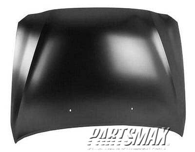 10 | 2000-2002 KIA SPECTRA Hood panel assy 4dr hatchback; to 5/01 | KI1230108|0K2BA52310A