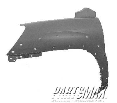 1240 | 2005-2010 KIA SPORTAGE LT Front fender assy EX model | KI1240121|663111F110