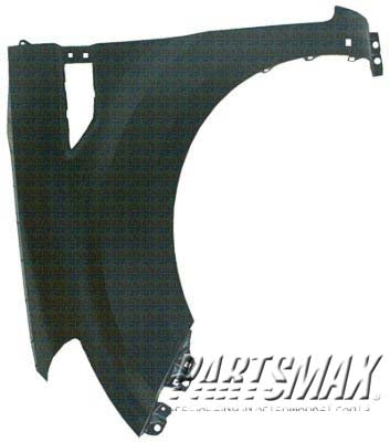 50 | 2010-2012 KIA SOUL LT Front fender assy w/Moulding | KI1240130|663112K500