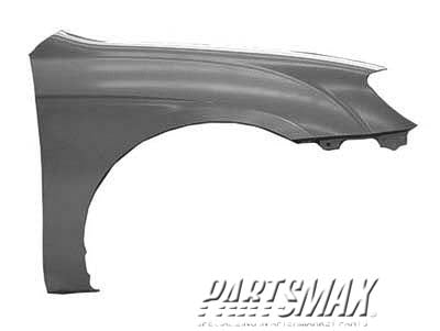 1241 | 2004-2009 KIA SPECTRA RT Front fender assy 4dr sedan; late design | KI1241118|663212F010