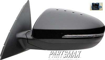 1320 | 2011-2013 KIA OPTIMA LT Mirror outside rear view Power; Manual Folding; Heated; PTM | KI1320153|876102T130