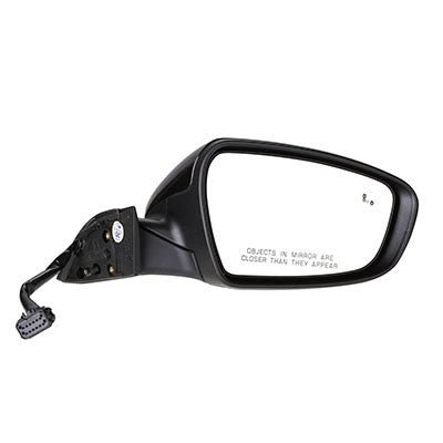 1321 | 2017-2018 KIA FORTE RT Mirror outside rear view Sedan; w/Blind Spot Detection; w/Signal Lamp; w/P/Lamp; Pwr-Folding; PTM | KI1321215|87620B0040