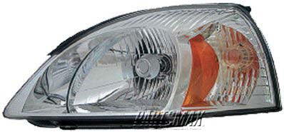 2502 | 2003-2005 KIA RIO LT Headlamp assy composite RX-V; includes park/signal/marker lamps | KI2502112|92101FD030