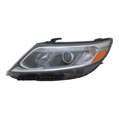 2502 | 2014-2015 KIA SORENTO LT Headlamp assy composite EX|SX; Halogen; w/o Auto Level Control | KI2502165|921011U600