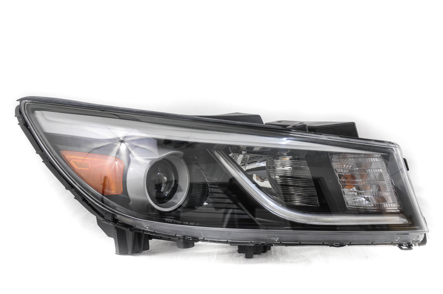 2503 | 2015-2018 KIA SEDONA RT Headlamp assy composite EX|L|LX; Halogen; w/String LED Driver Running Lamp | KI2503183|92102A9120