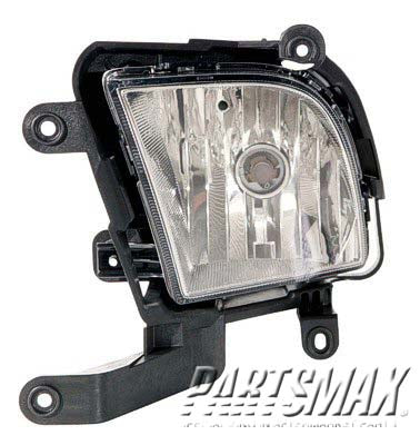 2592 | 2010-2010 KIA FORTE LT Fog lamp assy Sedan | KI2592120|922011M000
