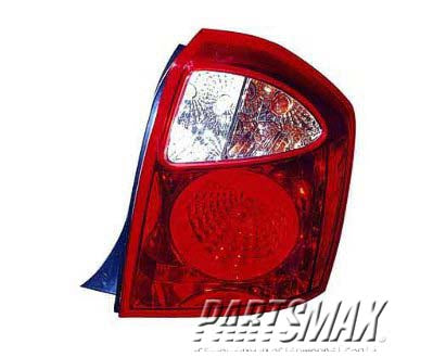 2801 | 2005-2009 KIA SPECTRA RT Taillamp assy 4dr hatchback; Spectra 5 | KI2801124|924022F220