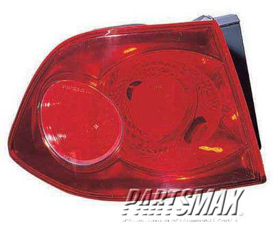2804 | 2006-2008 KIA MAGENTIS LT Taillamp assy outer on body | KI2804100|924012G030