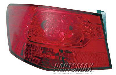 2804 | 2010-2013 KIA FORTE LT Taillamp assy outer Sedan | KI2804101|924011M010