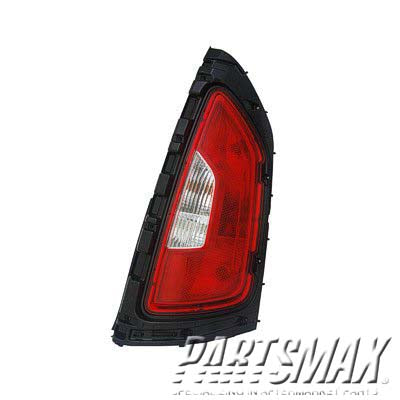 2819 | 2012-2013 KIA SOUL RT Taillamp lens/housing Clear; Non-LED | KI2819101|924202K510