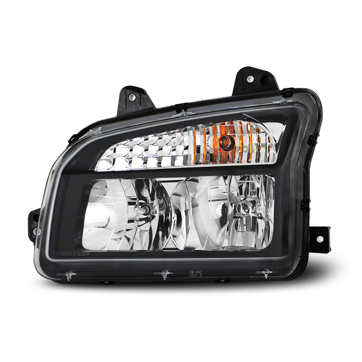 | 2014-2024 KENWORTH T880 RT HEADLAMP ASSY BLACK | KNW2503110|