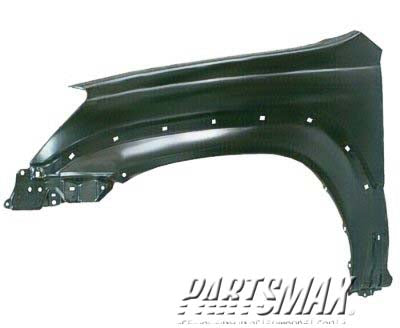 1240 | 2003-2009 LEXUS GX470 LT Front fender assy | LX1240116|538026A130
