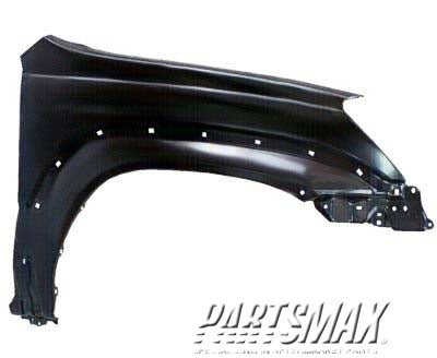 1241 | 2003-2009 LEXUS GX470 RT Front fender assy | LX1241116|5380160840