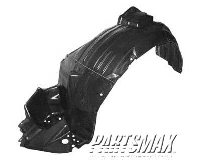 1250 | 2003-2005 LEXUS IS300 LT Front fender splash shield fender liner; 4dr sedan | LX1250108|5387653080